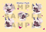 draw custom sticker pack for you